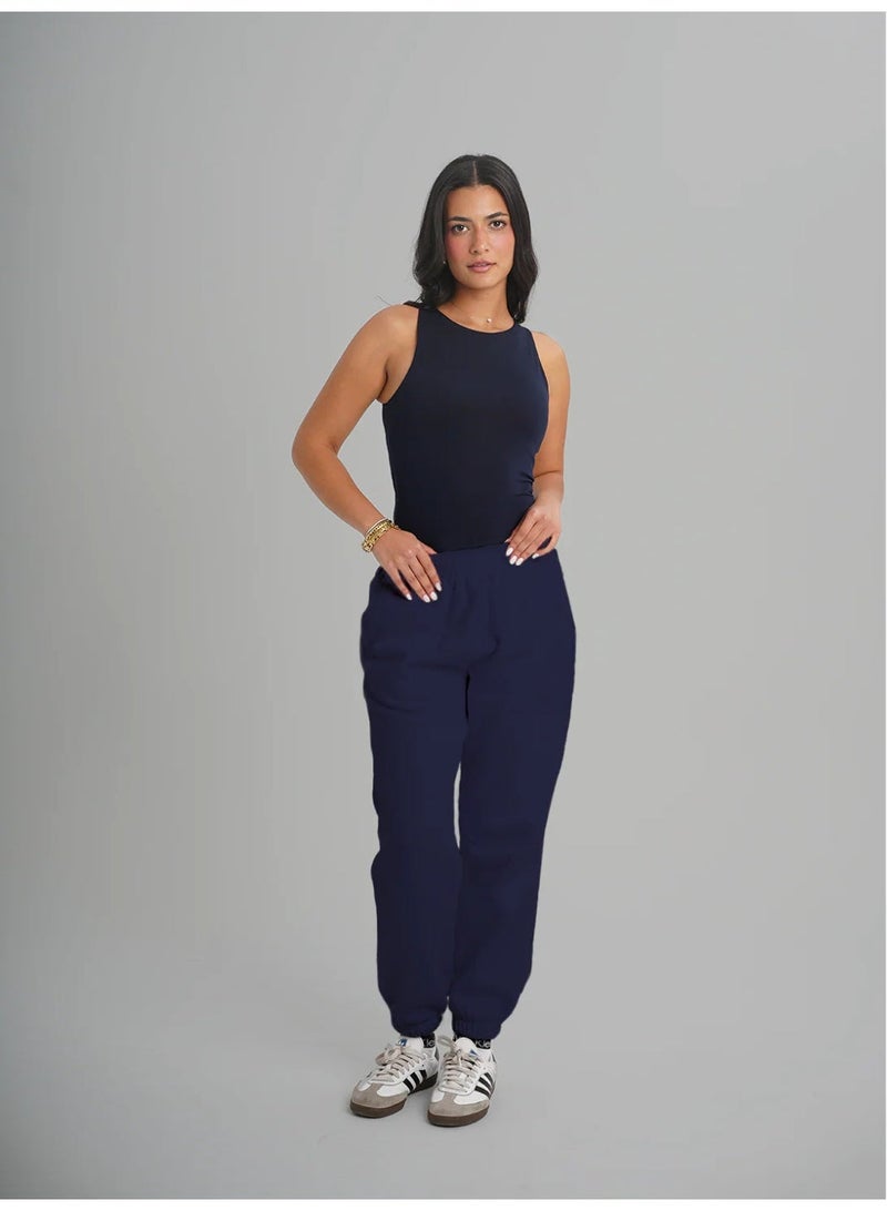 Basic Look Baggy Sweatpants - Image 1